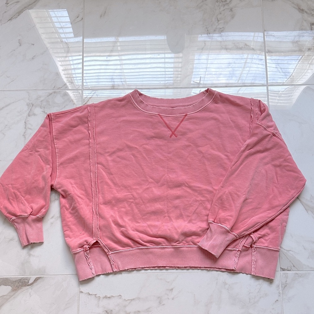 American Eagle Pink Crewneck